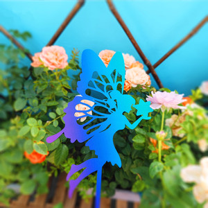 Offre Spéciale solaire papillon jardin piquets décor sol insérer créatif elfe métal artisanat sol jardin animal décoration - Product Image 2