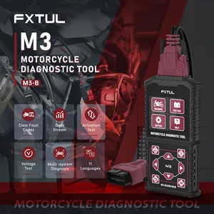 Alat diagnostik sepeda motor, pemindai Multi bahasa pembaca kode Obd2 cocok untuk Yamaha SYM KYMCO
