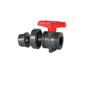 Valvola <span class=keywords><strong>a</strong></span> Sfera Industriale in PVC Personalizzata con Doppia Unione, Estremità Filettate Interne, <span class=keywords><strong>per</strong></span> Controllo Acqua/<span class=keywords><strong>Gas</strong></span>, Valvola <span class=keywords><strong>a</strong></span> Sfera in PVC (UPVC) - Product Image 6