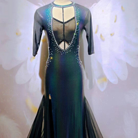 Robe de danse orientale/du ventre irakienne pour femme, sur mesure, avec franges de cheveux tombantes