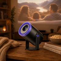 Projecteur Home Cinéma LCD en Gros 720P Natif 200 ANSI Décodage Vidéo 4K Android 14 WiFi 6 Haut-parleur 5.2 3W