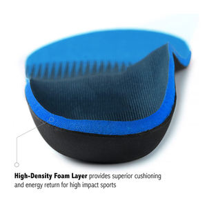 SINCE Meredakan Nyeri Plantar Fasciitis Kaki Rata Penyangga Lengkung Tinggi Sol Sepatu EVA Orthotics Insoles - Product Image 4
