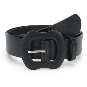 Ceinture large en PU de style coréen pour femme, avec boucle ardillon en alliage, couleur bonbon, 3,8 cm x 105 cm, décorative en forme de <span class=keywords><strong>gourde</strong></span>, tendance - Product Image 1