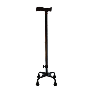 Bastón telescópico de aleación de aluminio, bastón ajustable de cuatro puntas, bastón de acero inoxidable, bastón de rehabilitación, 30 piezas, gratis - Product Image 1