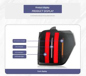 Feux arrière de voiture à prix de gros usine, feux arrière améliorés en LED pour Toyota 4Runner 2010-2024 - Product Image 3