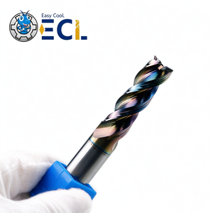 Fraise à queue en carbure monobloc Easy Cool ECI à 4 cannelures, revêtement TiAlN, angle de hélice de 35 degrés - Product Image 2