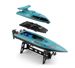 Wltoys <span class=keywords><strong>de</strong></span> fábrica, barco a control remoto <span class=keywords><strong>de</strong></span> alta velocidad, a prueba <span class=keywords><strong>de</strong></span> agua, Radio eléctrica, control remoto, lancha rápida, 2,4G, G - Product Image 1