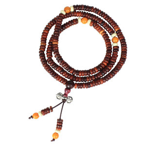 Zambian Blood Sandalwood Prayer <b>Beads</b> 200pcs 2x6mm Tassel Design For <b>Meditation</b> And Collectible Use - Product Image 3