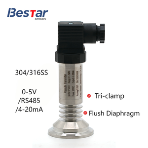 4-20mA ทรานสมิตเตอร์เซนเซอร์ความดัน1-5VDC 0.5% FS RS485แบนอุปกรณ์รับแรงดันสำหรับอุตสาหกรรมแปรรูปอาหาร - Product Image 2