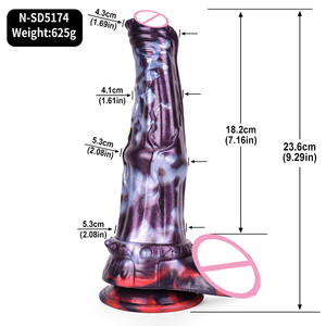 NNSX réaliste monstre gode chien/cheval noeud fantaisie pénis avec ventouse G Spot Plug Anal grand Anal adulte Sex Toy pour femmes hommes - Product Image 5