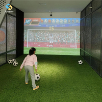 Simulateur de football AR, jeu de tir au football en salle, jeu de tir au but de football et simulation de jeu de football PK