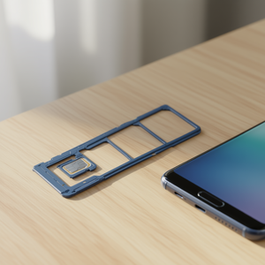 Bandeja para tarjetas SIM y Micro SD Samsung para A7 2018 A750F Azul - Product Image 3