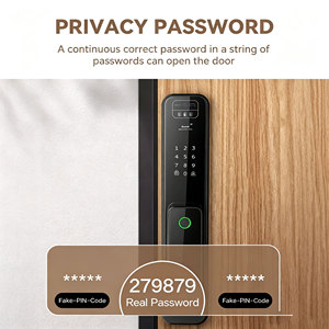 Fully Automatic Face Palm Smart <b>Lock</b> with Visual Cat Eye Tuya App Remote Control Fingerprint Smart Door <b>Lock</b> for Home Apartment - Product Image 2
