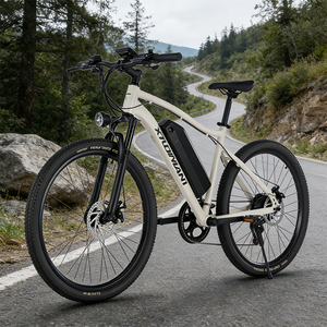 Vélo de montagne électrique Sport Disc 7 vitesses Moteur à moyeu arrière 36V 350W Moteur sans balais Fourche à double suspension 40 km/h Batterie au lithium - Product Image 2