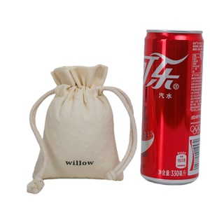 Bolsas de Tela de Algodón con Cordón para Recuerdos de Boda, en Oferta - Product Image 1