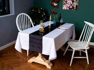 Khăn Trải Bàn Tùy Chỉnh Trực Tiếp Từ Nhà Máy Khăn Trải Bàn Kim Sa Nhiều Màu Trang Trí Đám Cưới Giáng Sinh - Product Image 6