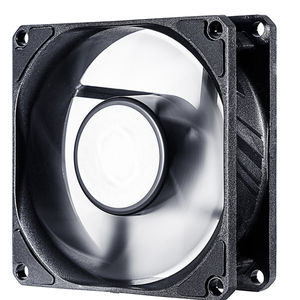 Ventilateur de boîtier d'ordinateur CoolerMaster 8 cm en gros, 80x80x25 mm, 4 broches PWM, roulement à billes en plastique, dissipateur thermique, 30 CFM, ventilateur de refroidissement du processeur - Product Image 3