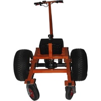 Remorque motorisée de 3,5 tonnes 48V avec moteur de 800W, pneus de plage à 6 roues, chariot électrique pour une maniabilité efficace des caravanes et des bateaux