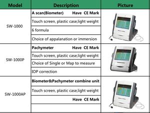 Laboratorio de clínica médica, oftalmológica, SW-1000, biómetro de escaneo - Product Image 6