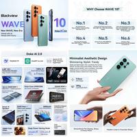 Expédition Porte à Porte Smartphone Blackview WAVE 10, 8 Go + 256 Go, Écran 6,88 Pouces 4G OTG Android 16 Téléphone Mobile avec Processeur Octa Core