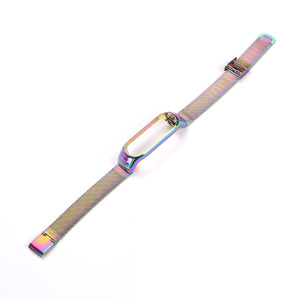 Milanés lazo reloj banda para Mi banda 3 pulsera de acero inoxidable reloj de pulsera correa para <span class=keywords><strong>Xiaomi</strong></span> 4 3 - Product Image 3