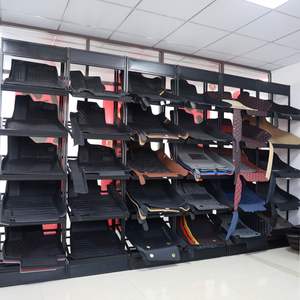 Nouveaux tapis de sol de voiture haut de gamme toutes saisons, accessoires intérieurs de voiture personnalisés, tapis de sol de luxe en cuir 5D 7D cousus à la main - Product Image 6