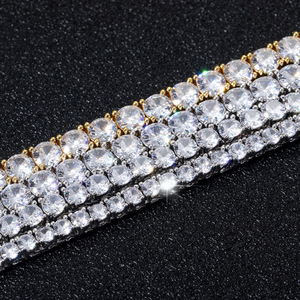 Cadena <span class=keywords><strong>de</strong></span> tenis <span class=keywords><strong>de</strong></span> <span class=keywords><strong>diamantes</strong></span> <span class=keywords><strong>de</strong></span> imitación <span class=keywords><strong>de</strong></span> una sola fila al por mayor, 3mm 4mm 5mm 6mm, collar y pulsera <span class=keywords><strong>de</strong></span> tenis <span class=keywords><strong>de</strong></span> circonita cúbica, joyería hip hop <span class=keywords><strong>para</strong></span> <span class=keywords><strong>hombres</strong></span> y mujeres - Product Image 4