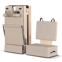 Kit industriel beige de luxe, machine de Pilates pliable multifonctionnelle, bois d'érable, studio de Pilates, santé