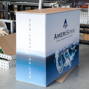 Tianyu Trung Quốc Nhà Sản Xuất Xách Tay Expo Hiển Thị Pop Up Khuyến Mãi Căng Thẳng Vải Counter Bảng - Product Image 2