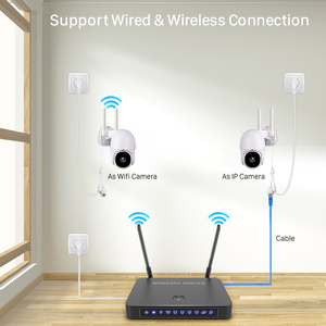 2MP tuya PTZ an ninh wifi máy ảnh với tự động theo dõi và colorvu tầm nhìn ban đêm tuya 2MP Wifi Bullet Máy ảnh - Product Image 2