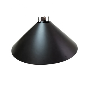 Protector de deflector de cono de ardilla de acero personalizado para poste cuadrado y pajarera montaje en poste deflector de ardilla - Product Image 5