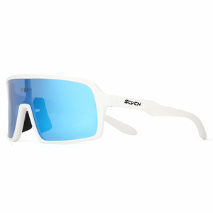 Scycn Polarized Cycling Sunglasses Full Rim Mirror Lenses 100% Uv Protection Multi Functional Outdoor Sports <b>Eyewear</b> - Product Image 4