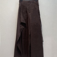 Sur mesure femmes vêtements printemps été nouveau japonais vieux argent Style lin Culottes Streetwear décontracté mode Jupe