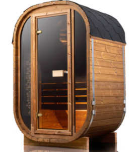 Customizable 2 People Thermowood Spruce Traditional Sauna Room with <b>Electric</b> <b>Heater</b> - Product Image 2
