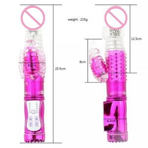 Waterproof Telescopic Female <strong>Electric</strong> Rotating Head Rabbit Vibrator Realistic Artificial <strong>Penis</strong> - Product Image 4