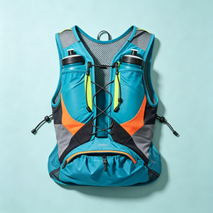 Gilet d'hydratation imperméable personnalisé, sac d'hydratation léger et pliable, gilet de course à pied, sac à dos pour bouteille d'eau pour la course à pied et le cyclisme - Product Image 3