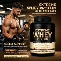 Poudre de Protéine de Lactosérum OEM Superalimentaire – Complément Quotidien pour le Fitness des Adultes et Adolescents – Croissance et Récupération Musculaire – Complément de Santé