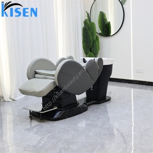 Kisen Multi-functional Electric Shampoo Chair Styling <b>Table</b> Hair Washing <b>Dressing</b> Cutting Chair Portable Salon Furniture - Product Image 5