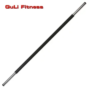 Guli Fitness Diameter 28/30M 140CMクロームメッキスチールホローバーベルバー20KGセットエアロビクス重量挙げポンプバースプリングカラー付き