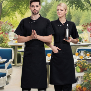 Giacche uniformi personalizzate Plus Size Hotel Restaurant Cafe Bar Staff cappotti <span class=keywords><strong>da</strong></span> Chef maniche lunghe per cameriere cameriere lavoratori <span class=keywords><strong>cucina</strong></span> - Product Image 3
