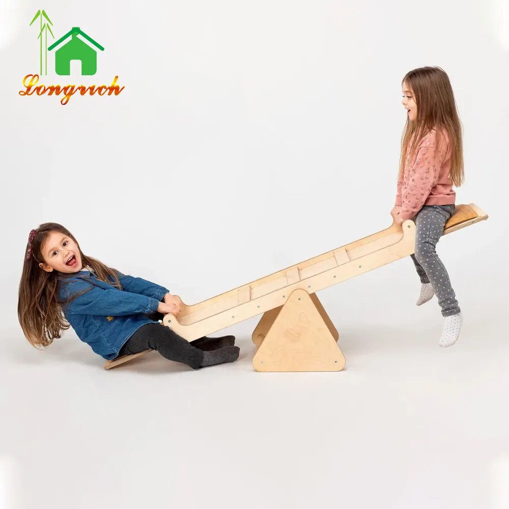 Großhandel Seesaw-Sitze für Kinder Spielzeug Seesaw-Schwanze weiche Rutsche Seesaw für den Innen- und Außenbereich aus Holz und Kunststoff Pferd für Kinder