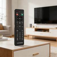 Control Remoto por Voz con Código Fijo para Aplicaciones Domésticas Personalizadas OEM, para SMART TV MK032B, Caja Verde, Batería AAA