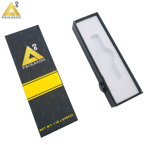 Custom Childproof Drawer Box Foam Insert 0.5Ml Or 1Ml 510 Cartridge Packaging Box With Window