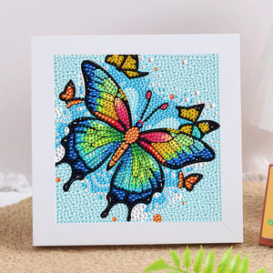 Kit di Pittura Diamantata 5D per Bambini e Principianti, Simpatici Animali, Kit Artistico Fai-da-Te con Diamanti Rotondi di Grandi Dimensioni - Product Image 6