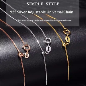 Collar de Plata Tibetana Electrochapada con Diseño de Mariposa y Cuentas Pequeñas Tipo Pin, Cadena Universal <span class=keywords><strong>Chopin</strong></span> para Mujer - Product Image 2