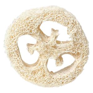 Portable Natural Loofah Soap Tray with Modern Design Plant Fiber Loofah Slices and Draining Rack - Product Image 1