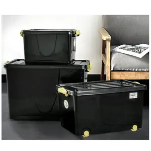 ZNST012 Heavy Duty Containers Big Plastic Storage Box With Lid