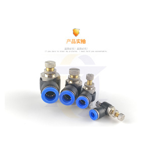 Válvula de Aceleración Unidireccional Zonye SL, Conector Neumático de Cobre y Resina con Rosca Externa de 1/4 Pulgada para Tubería de Aire - Product Image 4