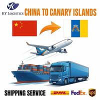 Transporteur de marchandises de la Chine vers les services DDP de fret maritime vers la mer Air Freight de LasPalmas Agent d'expédition fiable au service logistique des Canaries