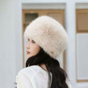 Autumn Winter Women's Mongolian Plush <b>Hat</b> Thickened <b>Warm</b> Faux Fox Fur Fashion Simple Fisherman <b>Hat</b> Winter Bucket <b>Hats</b> - Product Image 1